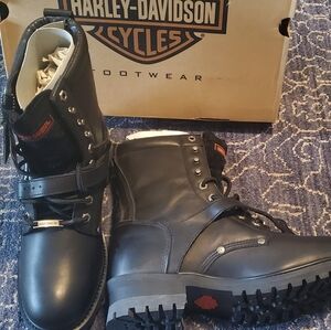 Harley Davidson Mens size 10 motorcycle boots
